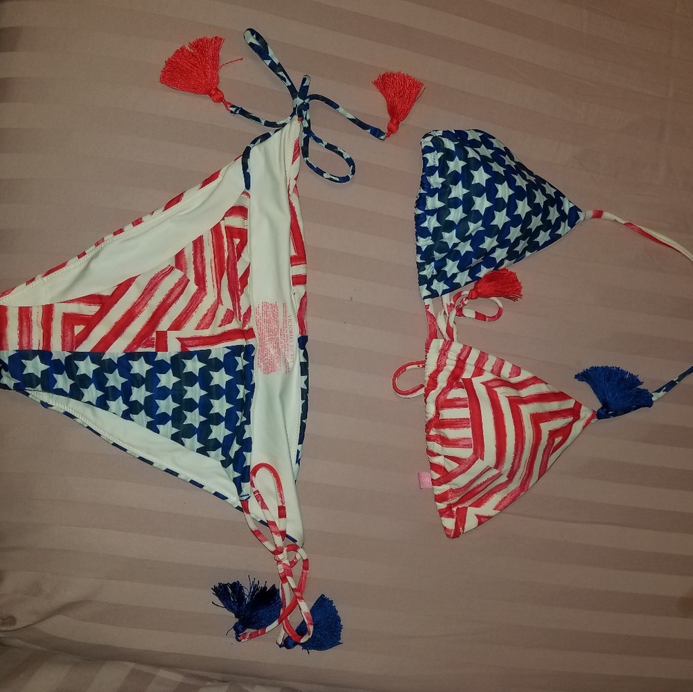 American flag bikini